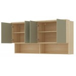 Ντουλάπι Κρεμαστό Raton III-Φυσικό – Μέντα