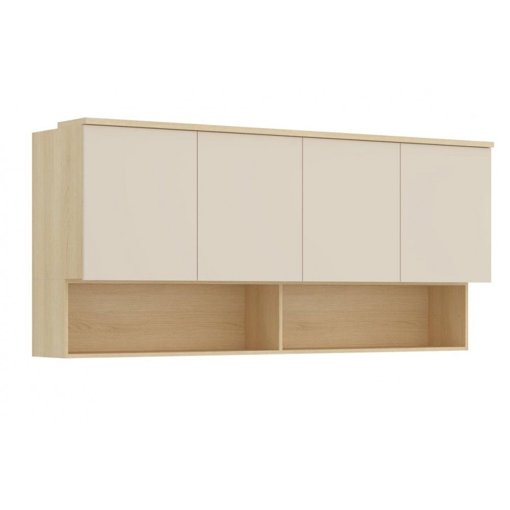 Ντουλάπι Κρεμαστό Raton IV-Φυσικό – Μπεζ