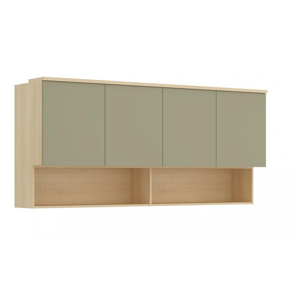 Ντουλάπι Κρεμαστό Raton IV-Φυσικό – Μέντα