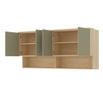 Ντουλάπι Κρεμαστό Raton IV-Φυσικό – Μέντα