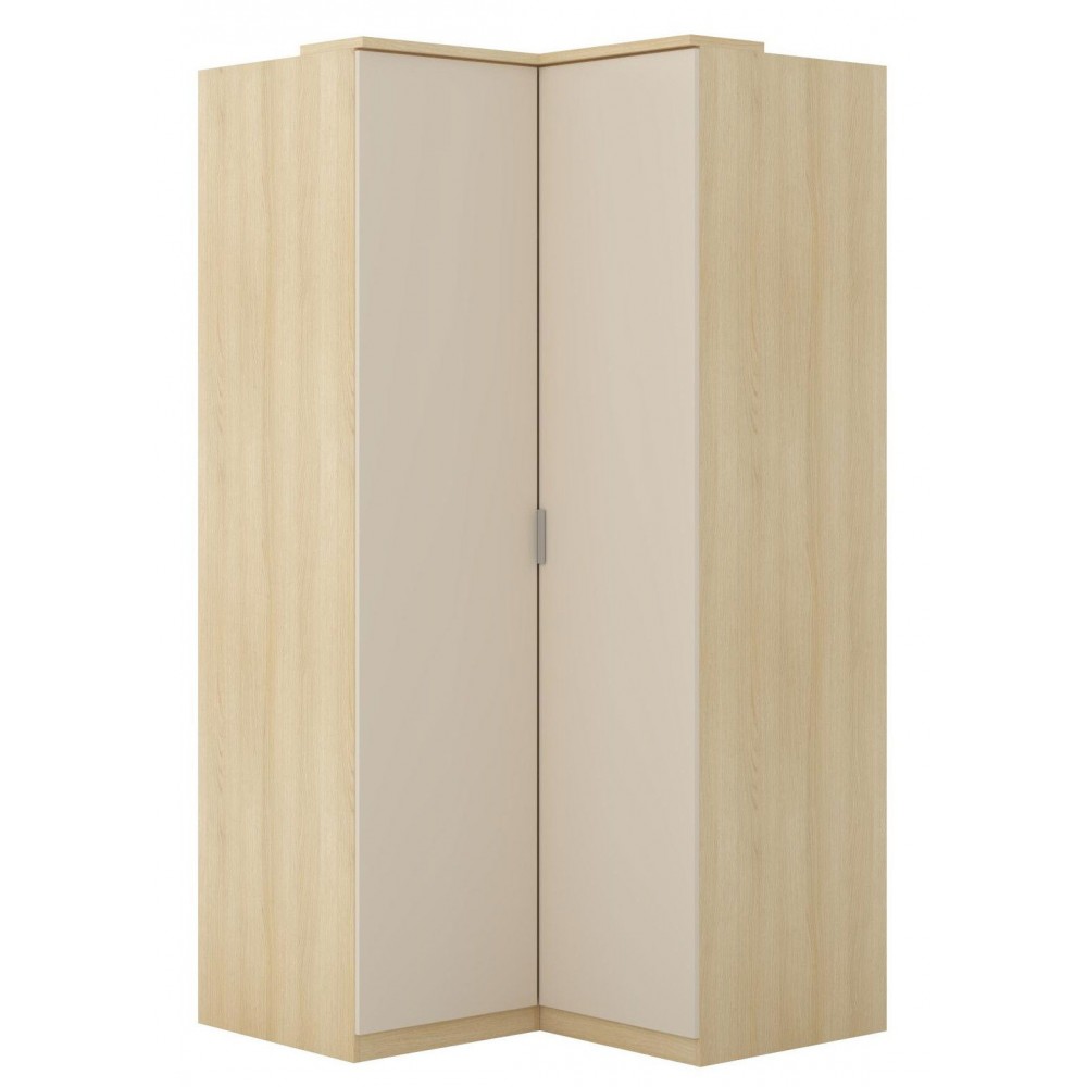 Γωνιακή ντουλάπα Raton-Φυσικό – Μπεζ