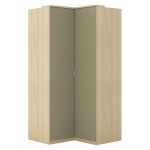 Γωνιακή ντουλάπα Raton-Φυσικό – Μέντα