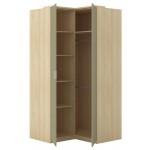 Γωνιακή ντουλάπα Raton-Φυσικό – Μέντα