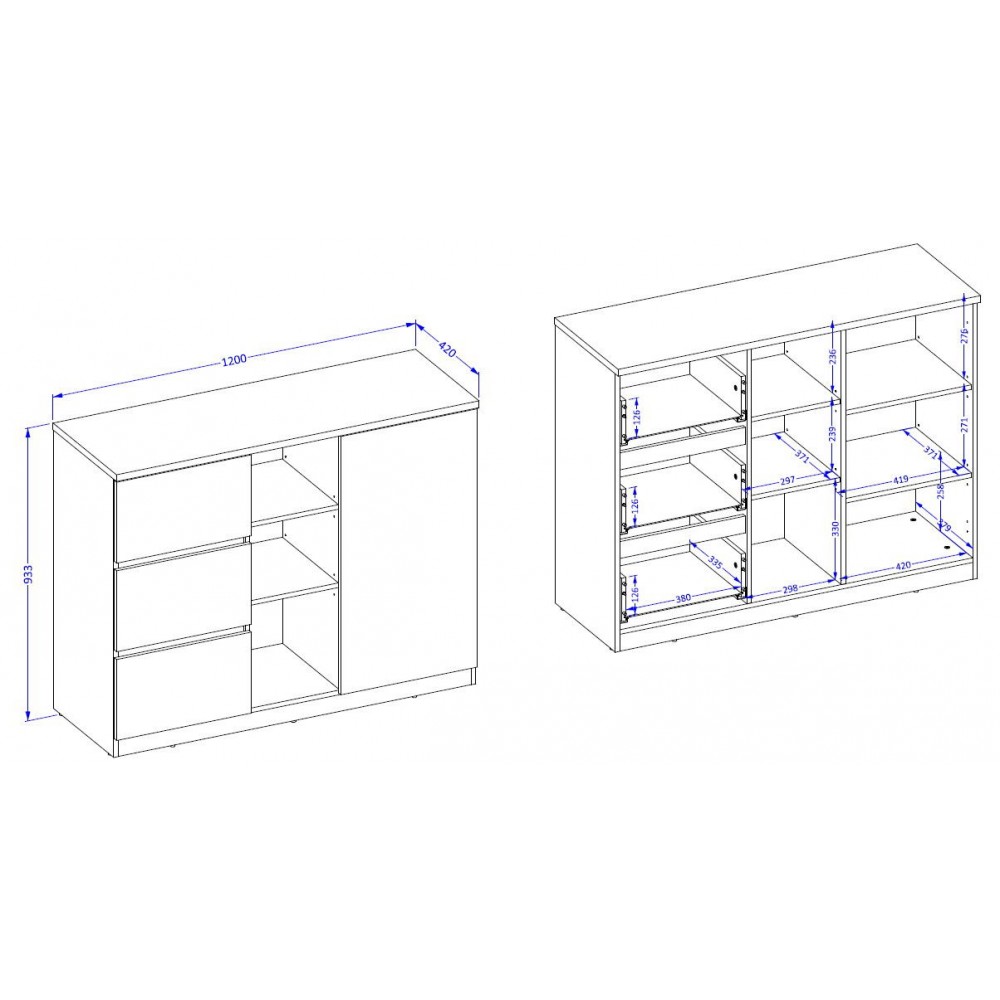 Συρταριέρα Raton-Φυσικό – Μέντα
