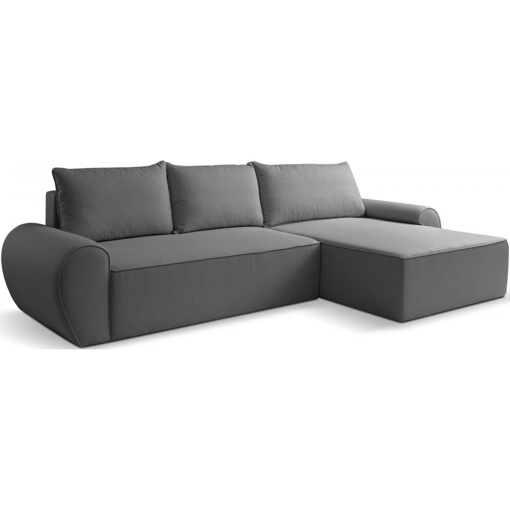 Γωνιακός Καναπές Morka-Ανθρακί 292x100x87