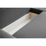Γωνιακός Καναπές Morka-Ανθρακί 292x100x87