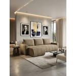 Γωνιακός Καναπές Olidow-Καφέ