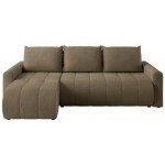 Γωνιακός Καναπές Olidow-Καφέ