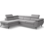Γωνιακός Καναπές Fairo-Δεξιά-Γκρι 256x95x90