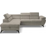 Γωνιακός Καναπές Fairo-Δεξιά-Μπεζ 256x95x90