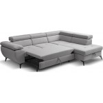 Γωνιακός Καναπές Fairo-Αριστερή-Γκρι 256x95x90