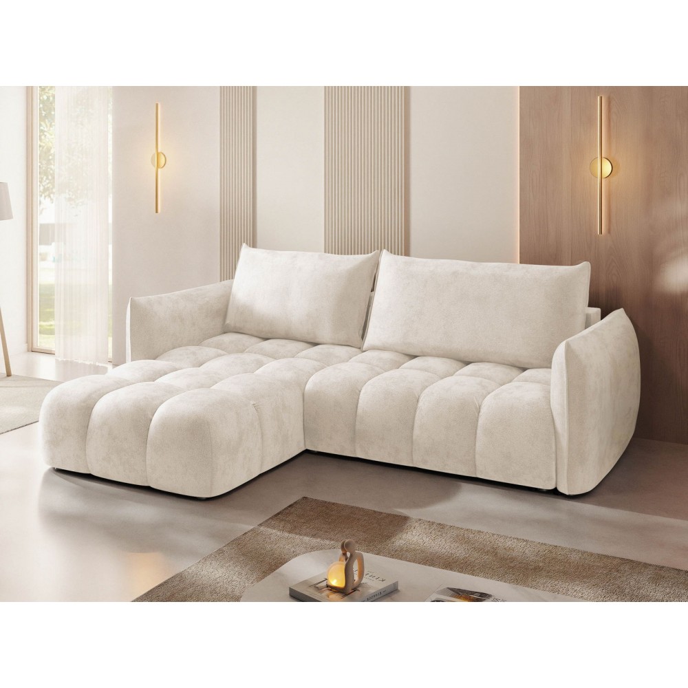 Γωνιακός Καναπές Marsala-Αριστερή-Εκρού