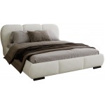 Επενδυμένο Κρεβάτι Rosa-Κρεμ-140 x 200