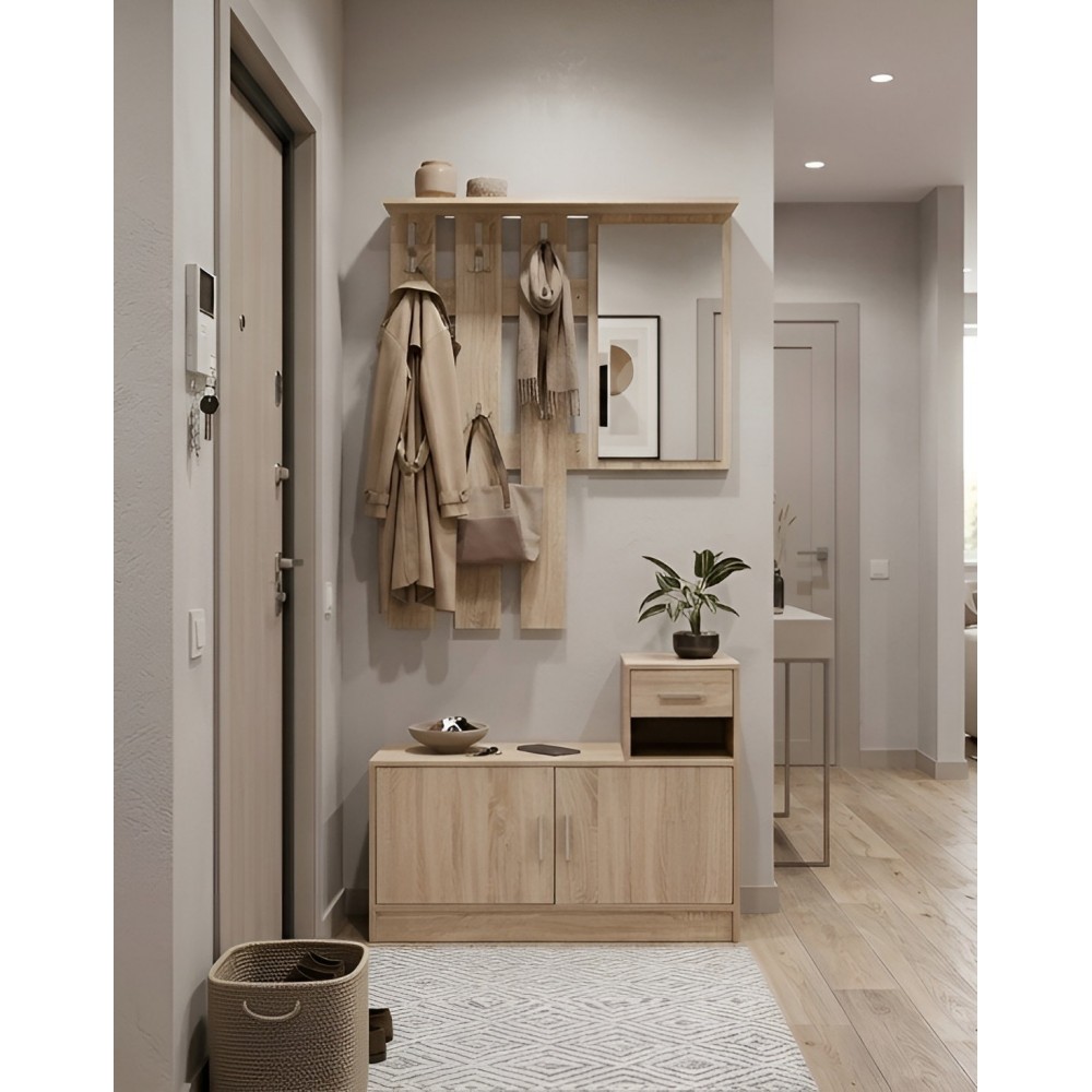 Έπιπλο υποδοχής Zeriac 90x24x190