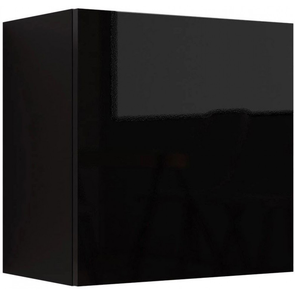 Κρεμαστό ντουλάπι square Vigo-Μαύρο