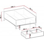 Τραπεζάκι Σαλονιού Xylix 104x75x45