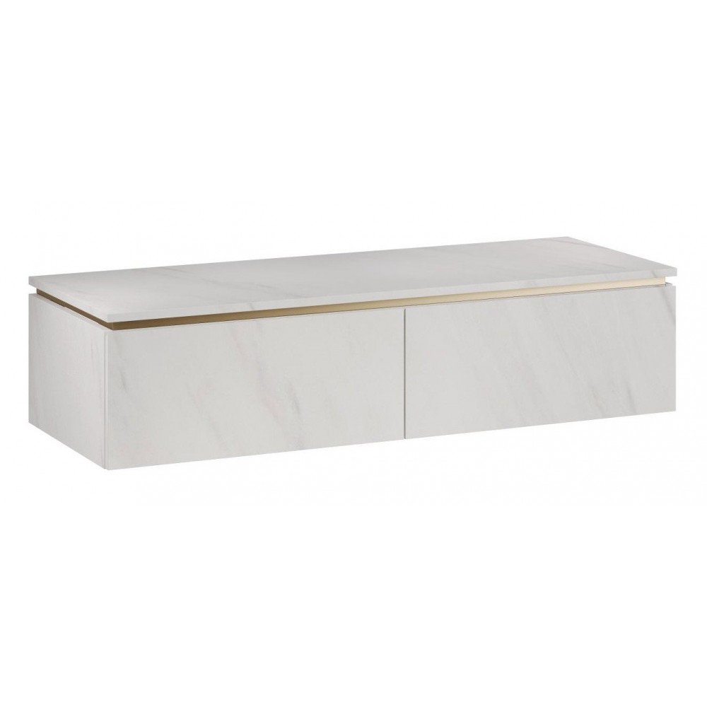 Πάγκος Dalmo Plus-Λευκό Μάρμαρο 120x45.1x28.6