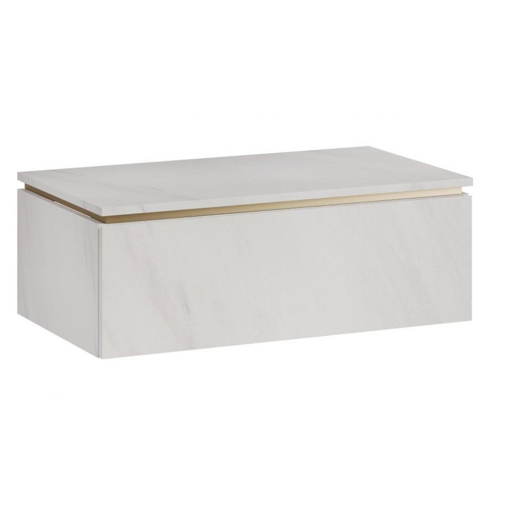 Πάγκος Dalmo-Λευκό Μάρμαρο 80x45.1x28.6