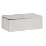 Πάγκος Dalmo-Λευκό Μάρμαρο 80x45.1x28.6