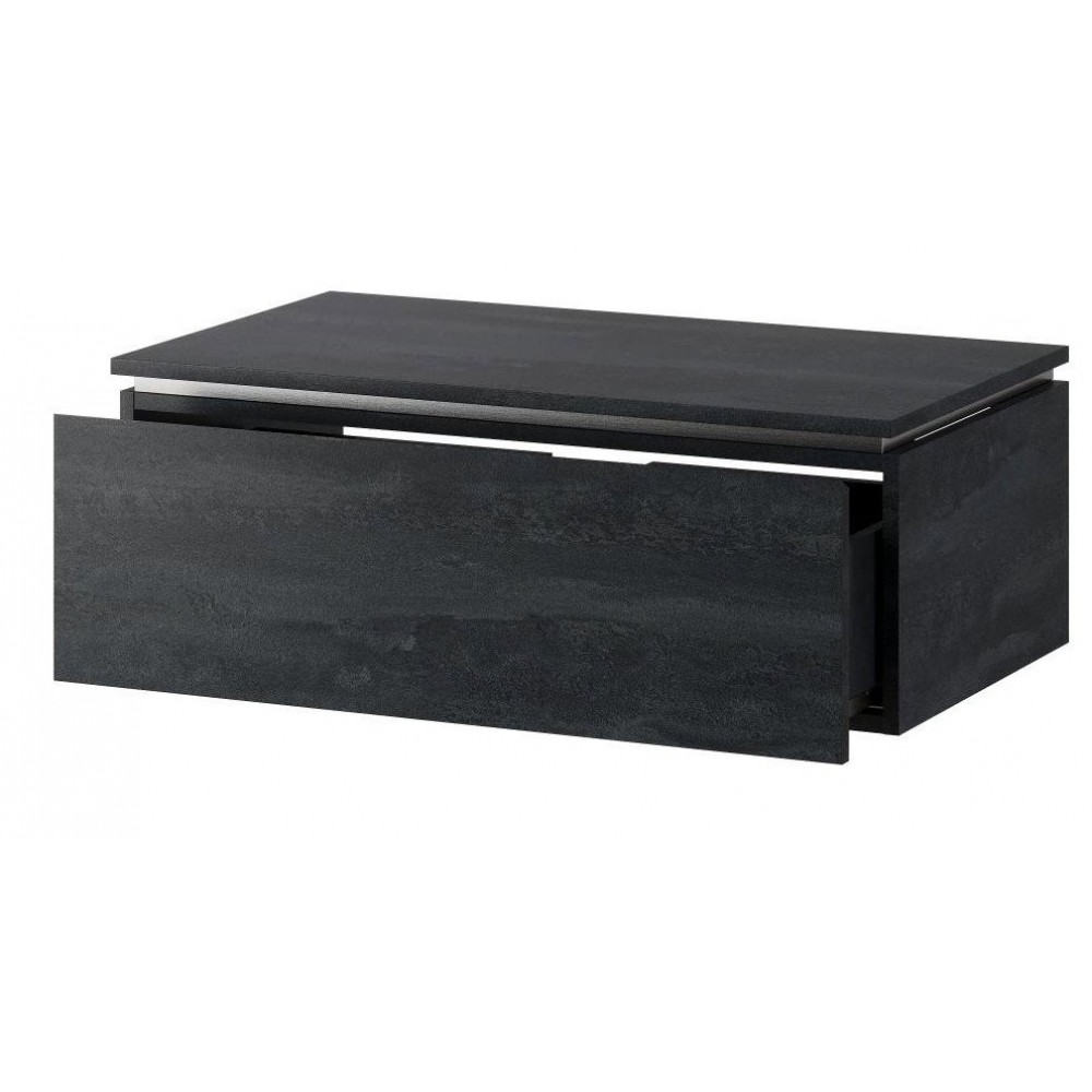 Πάγκος Dalmo-Μαύρο 80x45.1x28.6