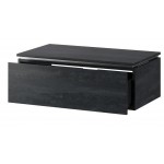 Πάγκος Dalmo-Μαύρο 80x45.1x28.6