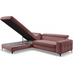 Γωνιακός Καναπές Nelora-Σάπιο μήλο-Δεξιά 251x96x70