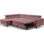 Γωνιακός Καναπές Nelora-Σάπιο μήλο-Δεξιά 251x96x70