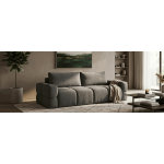 Καναπές Taleria Τριθέσιος-Ανθρακί 248x104x90