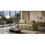 Καναπές Taleria Τριθέσιος-Λαδί 248x104x90