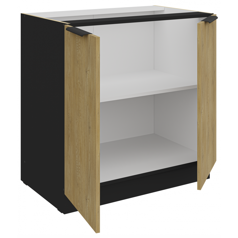 Επιδαπέδιο ντουλάπι Monar 80 D 2F BB 80x52x82