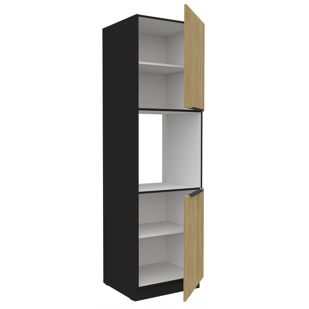Επιδαπέδιο ντουλάπι Monar 60 DP 210 2F 60x57x210