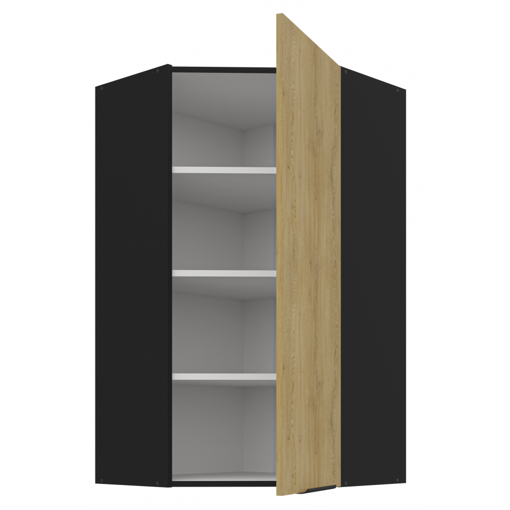 Κρεμαστό ντουλάπι γωνιακό Monar 60x60 GN 108 1F 60x60x107.5