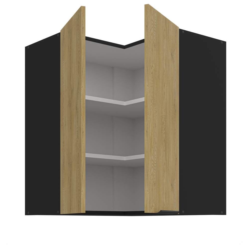 Κρεμαστό ντουλάπι γωνιακό Monar 60x60 GN 72 2F 60x60x71.5