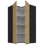 Κρεμαστό ντουλάπι γωνιακό Monar 60x60 GN 108 2F 60x60x107.5