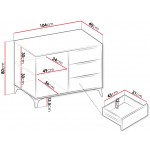 Μπουφές Xylix Mini 104x40x80