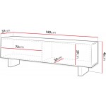 Έπιπλο Τηλεόρασης Toyo 150x37x46