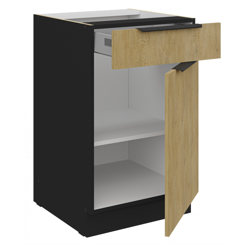 Επιδαπέδιο ντουλάπι Monar 50 D 1F 1S BB 50x52x82