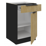Επιδαπέδιο ντουλάπι Monar 50 D 1F 1S BB 50x52x82