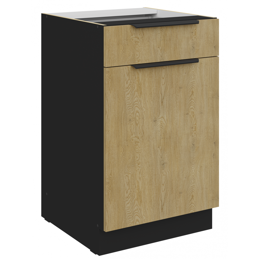Επιδαπέδιο ντουλάπι Monar 50 D 1F 1S BB 50x52x82