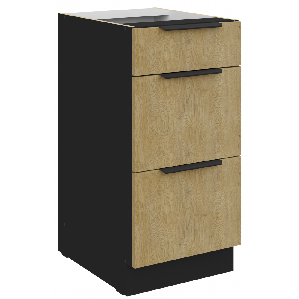 Επιδαπέδιο ντουλάπι Monar 40 D 3S BB 40x52x82