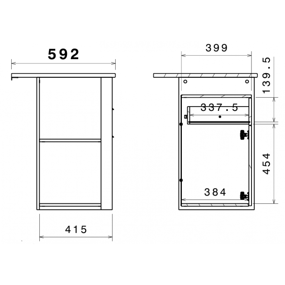 Γραφείο Alvona 138x59x78