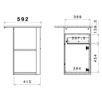 Γραφείο Alvona 138x59x78