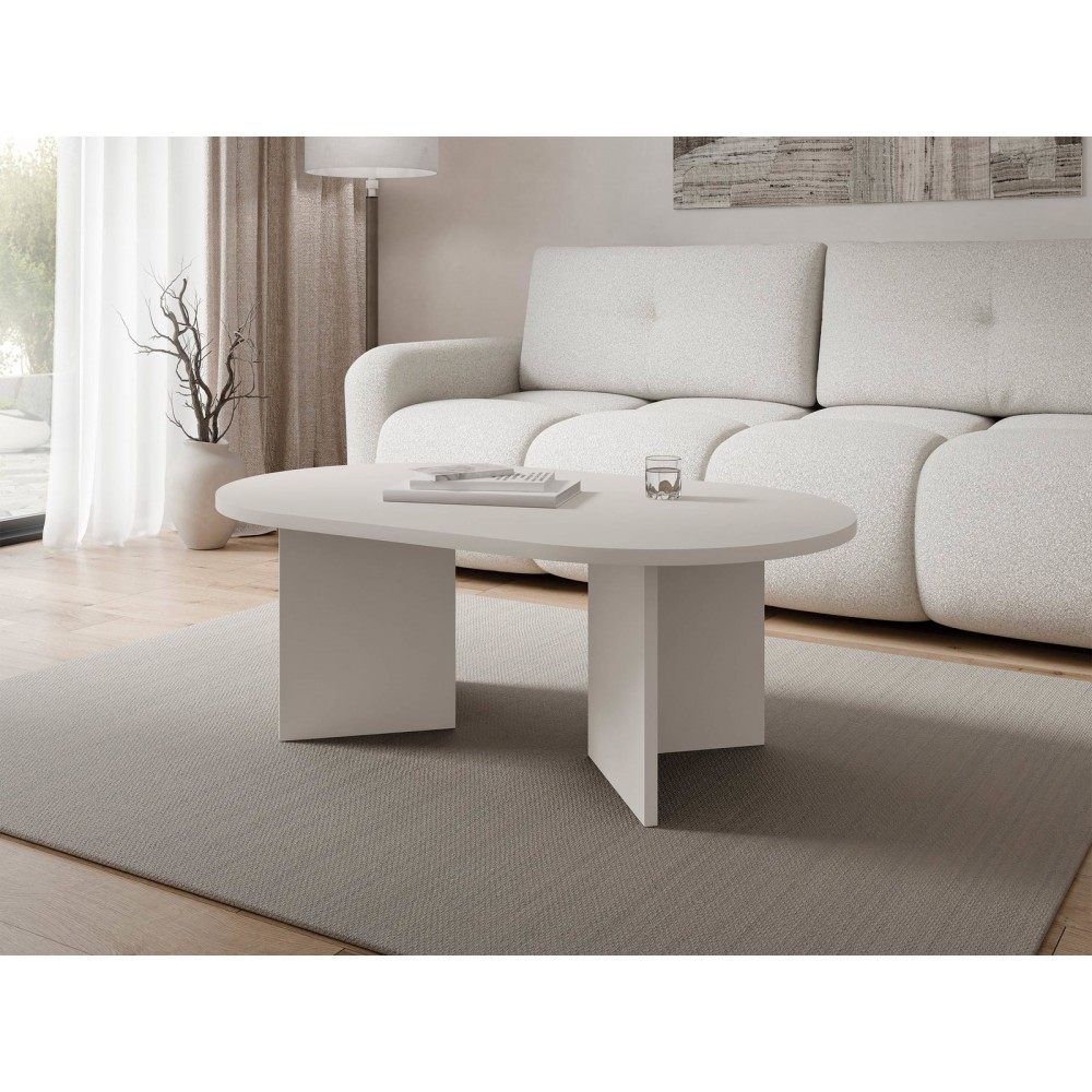 Τραπεζάκι Σαλονιου Gelizo-Γκρεζ 110x65x52