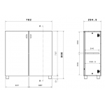Μπουφές Montira 2D 78.2x29.5x80.8