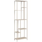 Βιβλιοθήκη Avensia-Μπεζ 60x28x198