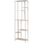 Βιβλιοθήκη Avensia-Μπεζ 60x28x198