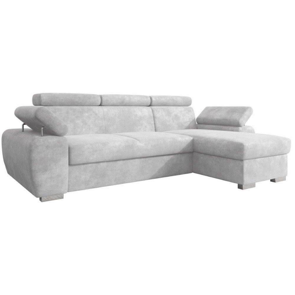 Γωνιακός Καναπές Plaza L-Γκρι 255x170x98
