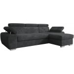 Γωνιακός Καναπές Plaza L-Ανθρακί 255x170x98