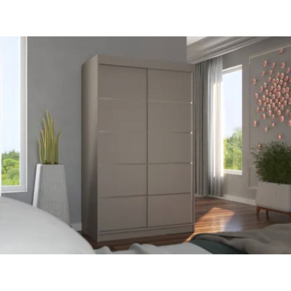 Ντουλάπα Alacant 120 συρόμενη-Γκρεζ 120x58x200