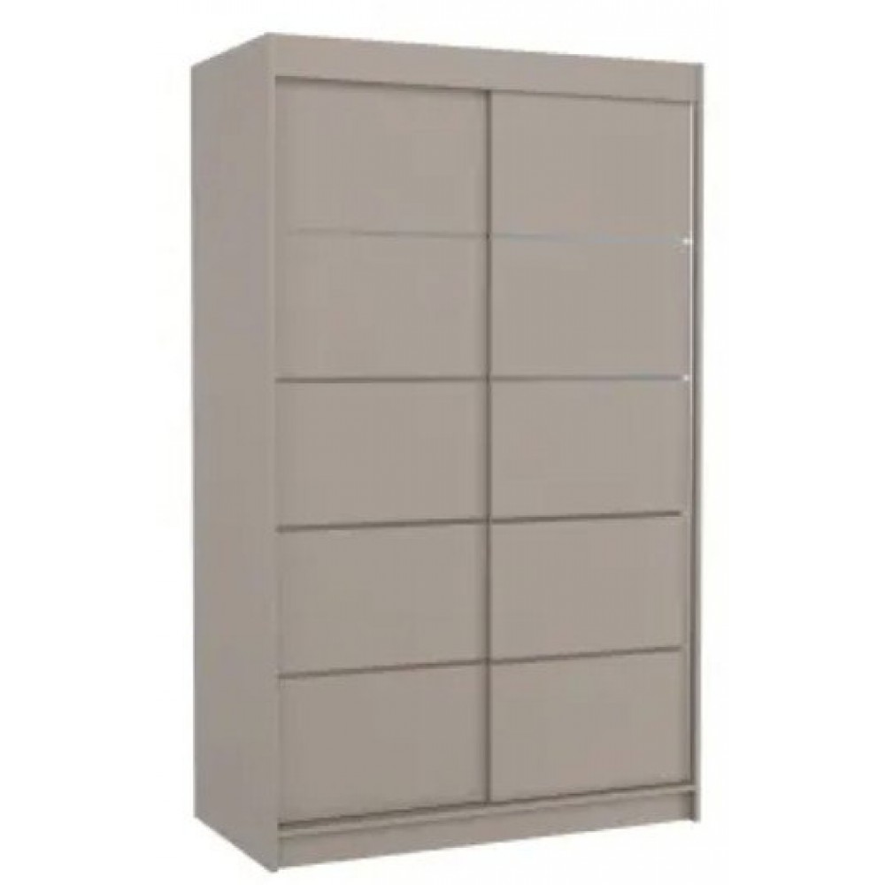 Ντουλάπα Alacant 120 συρόμενη-Γκρεζ 120x58x200